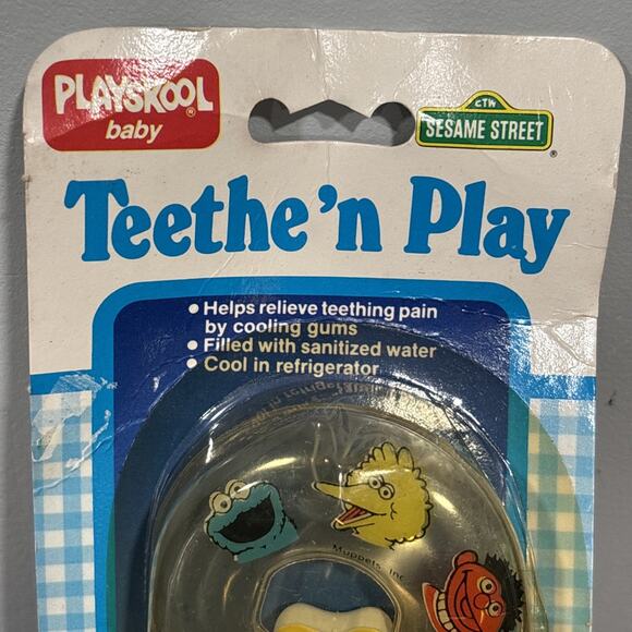 Sesame Street Playskool Baby Teether Teethe’n Play Cookie Monster Ernie Big Bird - Picture 2 of 9